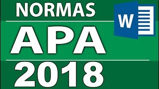 Normas APA 2018  6ta sexta edición para tesis monografías informes [upl. by Gerson]