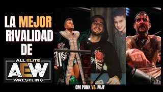 La HISTORIA de CM PUNK vs MJF  La MEJOR RIVALIDAD de AEW [upl. by Hawk665]