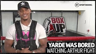 Anthony Yarde mocks Lyndon Arthur by saying his fight was quotboringquot [upl. by Daph]