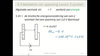 elektrostatica  de elektronvolt eV [upl. by Gonyea189]