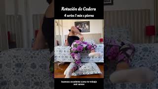 ROTACIÓN DE CADERA PARA EL GLÚTEO MEDIO 🍑abuelafitperu fitness glutes gluteos [upl. by Enaj]