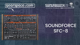 SoundForce SFC8 PluginMIDI Controller  Gearspace  Superbooth 2022 [upl. by Sou]