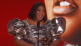 LIZZO Wins Record Of The Year For About Damn Time  2023 GRAMMYs [upl. by Cousin]