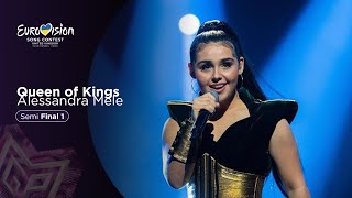 Alessandra Mele  Queen of Kings  LIVE Melodi Grand Prix 2023 SemiFinal 1 [upl. by Arlina]