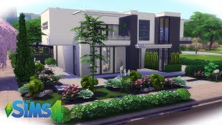 MAISON MODERNE  Stop Motion Speed Build NO CC  The Sims 4 [upl. by Pulling67]