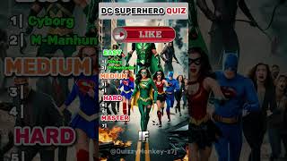 GUESS the DC Superhero in Just 5 Seconds trivia quiz quizzymonkey [upl. by Mcevoy]