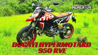 Ducati Hypermotard 950 RVE review  Leave logic at home when riding Ducatis superbike  Momentum [upl. by Citron]