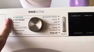 How To Change The Preset Waterlevel On Gorenje WaveActive Advance Range Washing Machines [upl. by Reiser275]