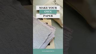 Make your own creative paper at home Step by step process given below handmadepaper paperlove [upl. by Millhon]