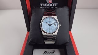 Tissot PRX Powermatic 80 Ice Blue  Unboxing and First Impressions [upl. by Riley]