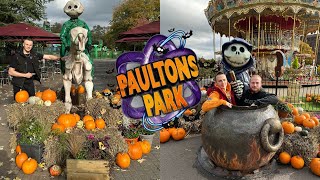 Paultons Park Halloween Spooktacular Vlog October 2024  Is It WORTH It [upl. by Ynelram486]