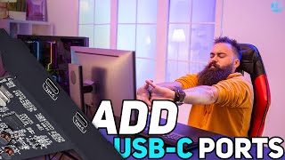 HOW TO ADD USBC PORTS TO YOUR COMPUTER [upl. by Assirrac219]