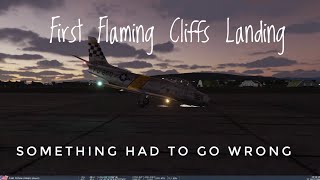 Flaming Cliffs 2024 first landing  What did I do WRONG dcs sabre flamingcliffs2024 [upl. by Schwinn]