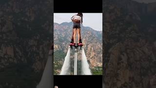 Fly flygirl extremesports flyboard sports travel stunt trending viralvideo [upl. by Eiddam]