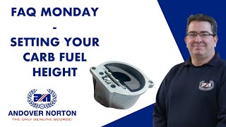 FAQ Monday  Carb Fuel Height [upl. by Attenrad]