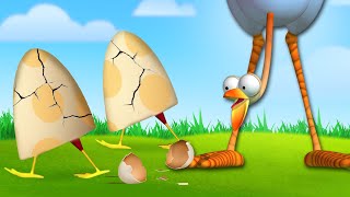 Gazoon EggShaped  Funny Animals Cartoons by HooplaKidz TV [upl. by Francklyn]