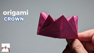 How To Make Origami Crown [upl. by Ydac447]