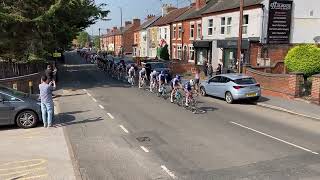 Tour of Britain 2024  Stage 4  Peleton passing through Langley Mill [upl. by Storz]