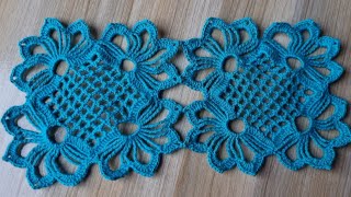 Amazing Crochet tablecloth Tutorial l Beautiful crochet Tablecloth l crochet pattern [upl. by Dachi]