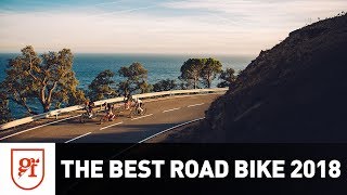 Whats the best road bike 2018 GRAN FONDO race bike group test [upl. by Naihr]