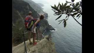 Cinque Terre hike from Monterosso to Vernazza Italy [upl. by Eidnam337]