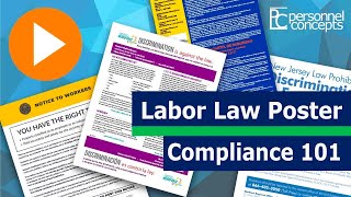 Labor Law Poster Compliance 101 [upl. by Ainit]