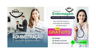 Colégio João XXIII abre inscrições para cursos técnicos gratuitos [upl. by Server]