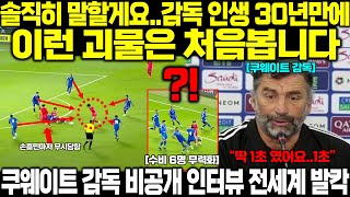 quot지금 손흥민 골이 문제가 아닙니다quot 수비 6명 1초만에 무력화되자 감독 인생 30년만에 처음보는 유형의 선수 쿠웨이트 감독 비공개 한마디 전세계 발칵 [upl. by Ansilma]