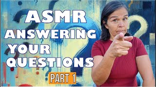 ASMR Answering Your Questions asmr viral viralvideo [upl. by Avonasac726]