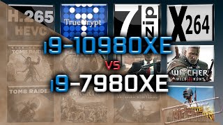 Intel i9 10980XE vs i9 7980XE Benchmarks  Test Review  Gaming  15 Tests [upl. by Bourn]