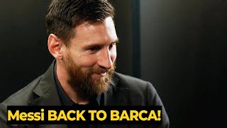 MESSI SET TO RETURN TO BARCELONA❗ Football News Today [upl. by Marlowe]