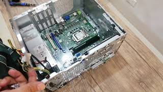 DELL VOSTRO 3888 PC  DISASSEMBLY  MOTHERBOARD PULLOUT  SIR MELL TV [upl. by Asum]