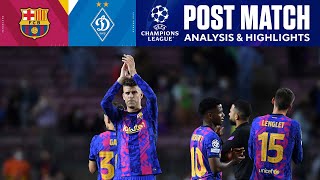 Barcelona vs Dynamo Kyiv Post Match Analysis amp Highlights  CBS Sports Golazo [upl. by Leakim194]