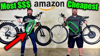 I Bought the Cheapest and Most Expensive Electric Bike kits on Amazon [upl. by Quintin]