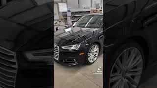 Audi A4 WetsandBuff automobile carpaintrepair detailing luxurycar audia4 [upl. by Nauqaj]