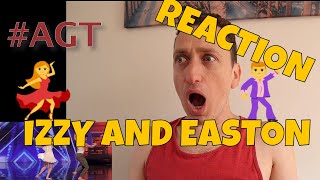 Izzy and Easton Contemporary Dance Audition  Reaction  America Got Talent  AGT [upl. by Whetstone930]