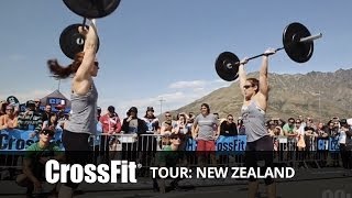 The CrossFit Tour Competition in Kiwi CountryFran Tiebreaker [upl. by Karmen455]