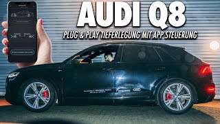 TIIIEFF LUFTFAHRWERK TIEFERLEGEN BEIM AUDI Q8 2018 deutsch  Audi Q8 lowered by Cete Automotive [upl. by Aleka836]