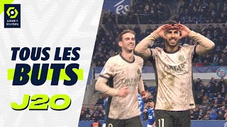 Tous les buts de la 20ème journée  Ligue 1 Uber Eats  20232024 [upl. by Ecnerolf346]