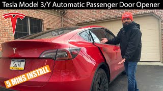 Unlatch Passenger Doors From Driver Seat  Tesla Model 3Y Easy Accessory With LOTS of Features [upl. by Halvaard]