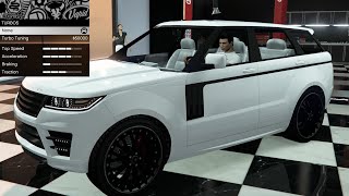 GTA 5  Past DLC Vehicle Customization  Gallivanter Baller LE Range Rover Sport [upl. by Aleit]