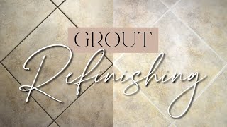 DIY Grout Refinishing  How to Clean Paint amp Seal [upl. by Bull918]