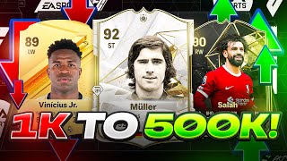 1K Coins To 500K Quickly How To Make 500k In FC24 Ultimate Team [upl. by Ebarta]