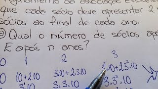 MFUNA  FE3 – Descobrindo a lei de formação de uma função exponencial [upl. by Datha950]