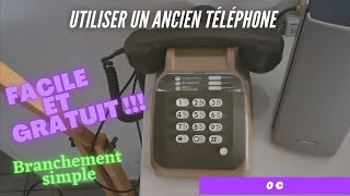 Comment brancher un ancien téléphone sur une box internet en 1min [upl. by Maxie]