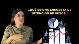 Las ENCUESTAS DE INTENCIÓN DE VOTO NO PREDICEN el resultado de una elección‼️ [upl. by Rhianon]