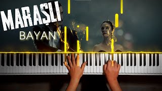 Maraşlı Müzikleri  Bayan  Piano Tutorial Easy  Medium [upl. by Glynn]