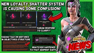 New Loyalty Trade in System Clarified By Kabam  Serpent Raffle  Kabam on The Objective Timer MCN [upl. by Easter]