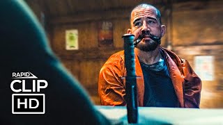 SILENT NIGHT Movie Clip  Silent Interrogation Fight 2023 John Woo Joel Kinnaman [upl. by Aidualc]