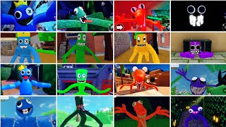 Rainbow Friends 2 All Jumpscares Vs Craft Friends Vs Freggy Friends Vs Hungary Friends [upl. by Diraj890]